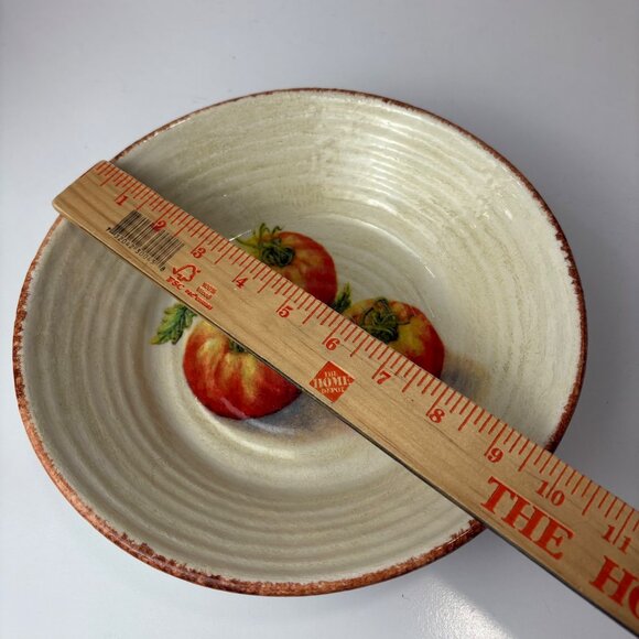 Williams-Sonoma Jardin Potager Tomatoes Pasta Bowl - Large 9 1/2” Made In Italy - Picture 5 of 5